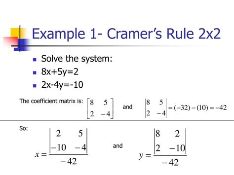 Image result for Using Cramer's Rule On 3X3 Matrices