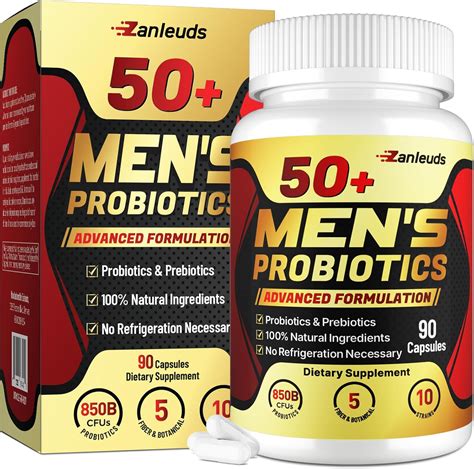 Amazon.com: Probiotics for Men, Potent 50+ Mens Probiotic, Complete Gut & Digestive Health, with ...