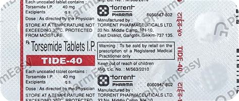Torget 40 MG Tablet (10): Uses, Side Effects, Price & Dosage | PharmEasy