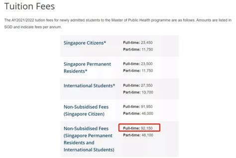 新加坡硕士留学一年费用多少？新加坡国立大学目前硕士学费要多少？ – 下午有课