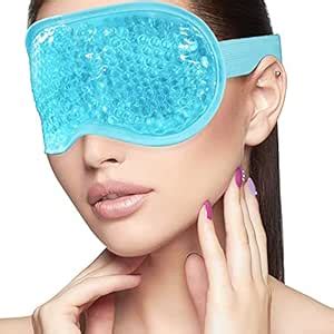Whixant Cold Gel Eye Mask - Gel Bead Sleep Ice Pack - Hot Cold Therapy ...