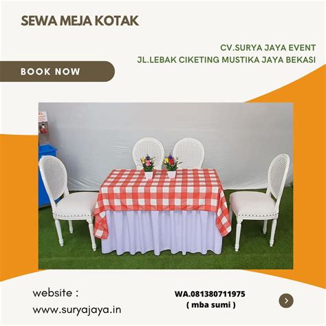 Sewa Meja Kotak Di Kawasan Industri Marunda Center Bekasi