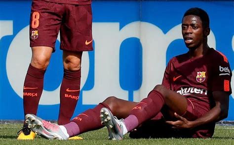 FC Barcelona's Ousmane Dembele travels to Finland to undergo tendon ...