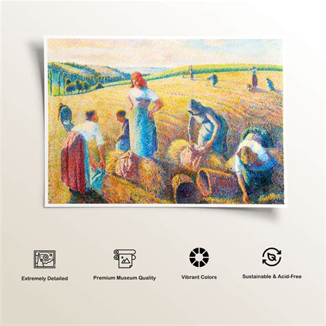 Buy The gleaners painting by Camille Pissarro Famous Painting & Print ...