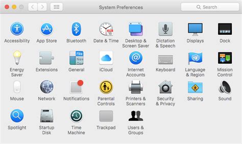 Image result for Setting System Preference