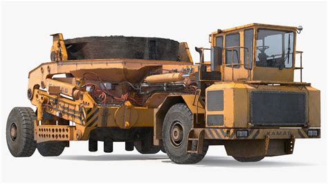 KAMAG Slag Transporter Used Rigged 3D model | 3D Molier International