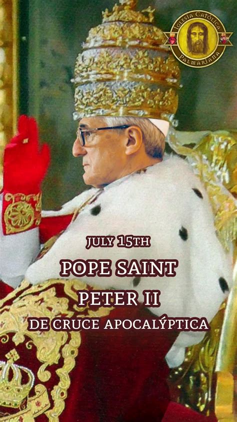 Palmarian Catholic Church | Pope Saint Peter II, De Cruce Apocalýptica ...