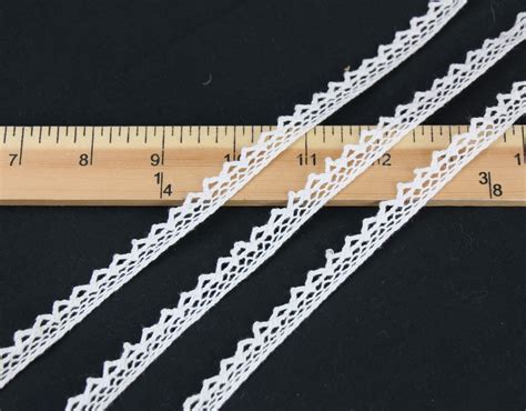 White Knitted Trim Lace | Wildbird Fabric