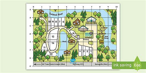 Map Reading Primary School Skills | Camping Ground Map