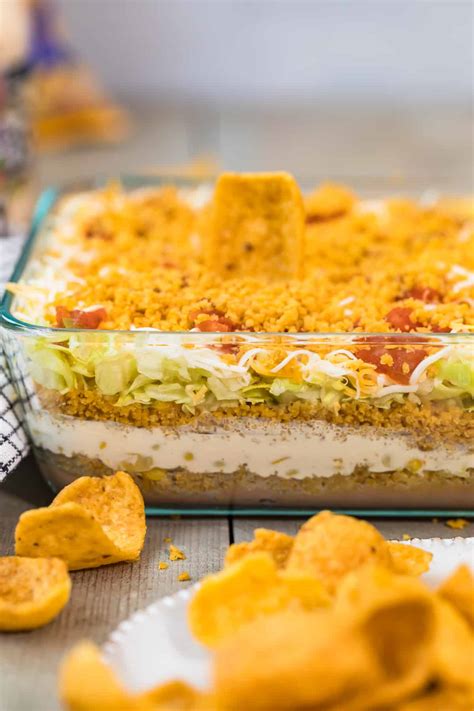 Fritos Mexican Layered Dip - The Cookie Rookie®
