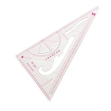 Atoz prime Transparent Plastic Tailor Craft Clothing Drawing Triangular ...