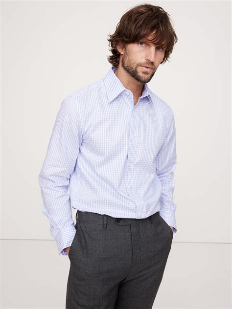 Slim-Fit Wrinkle-Resistant Dress Shirt | Banana Republic
