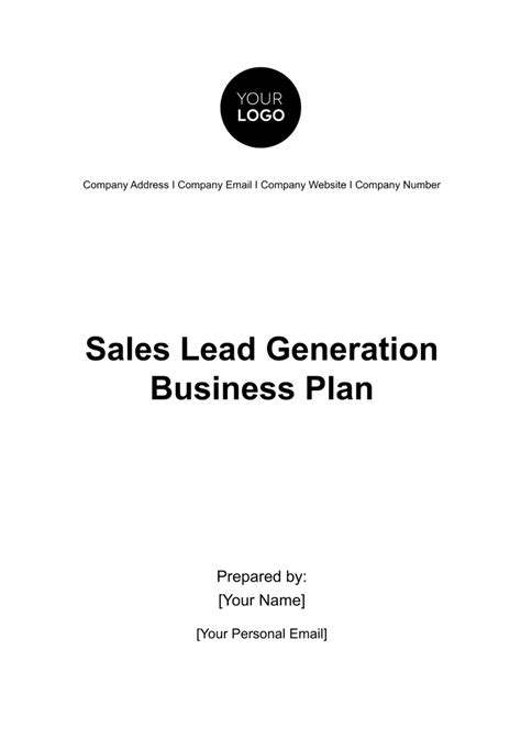 Sales Rep Business Plan Template 的图像结果
