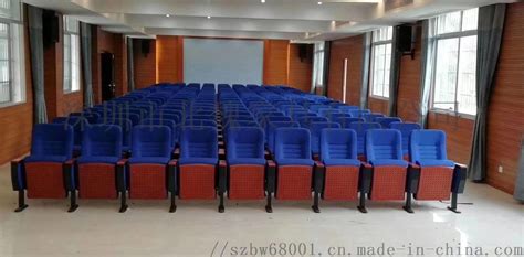 大型会议室安装礼堂会议椅图片及效果图_河南建硕家具有限公司