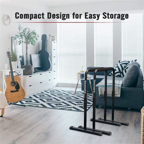 Yaumany Dip Bars Fitness Parallette Station Dip Stands Upgraded for ...