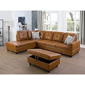 Zikra Maximus 2024 L Shape RHS Alignment Leatherette 5 Seater Sofa ...