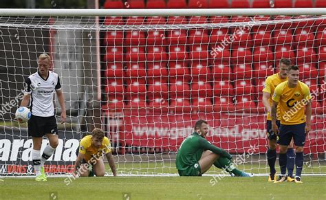 Disappointment Torquay United Keeper Ryan Clarke Editorial Stock Photo ...