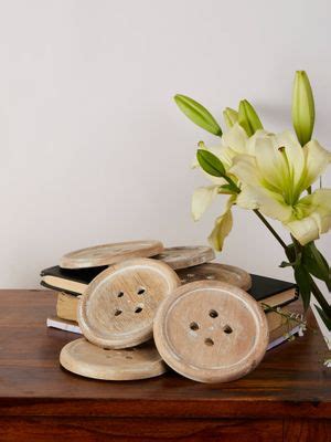 Buy The Wishing Chair Buttons Coasters (Set of 6) Online