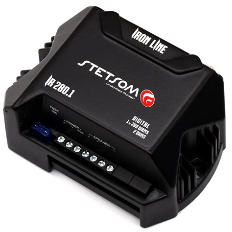 STETSOM Iron Line Mono Amplifier, Iron Line 2 Ohms Digital Amplifier ...