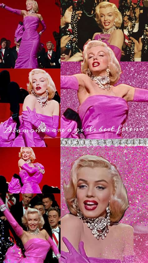 Diamonds are a girls best friend #marilynmonroe #diamonds #pink # ...