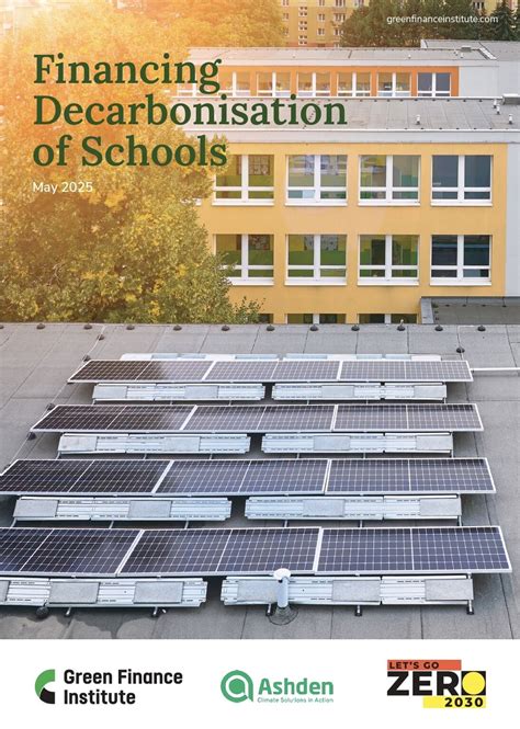 Report: Financing Decarbonisation of Schools | South West Net Zero Hub ...