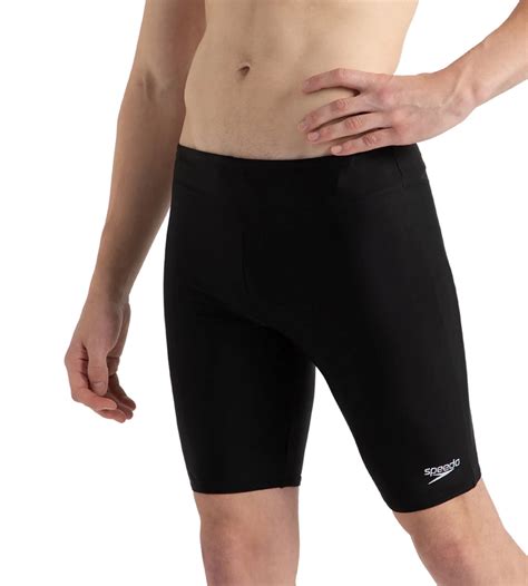 Buy Speedo Adult Male Essential Houston Jammer Black Swimwear Online ...