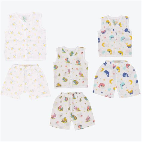 100% pure muslin shorts and jablas for newborn
