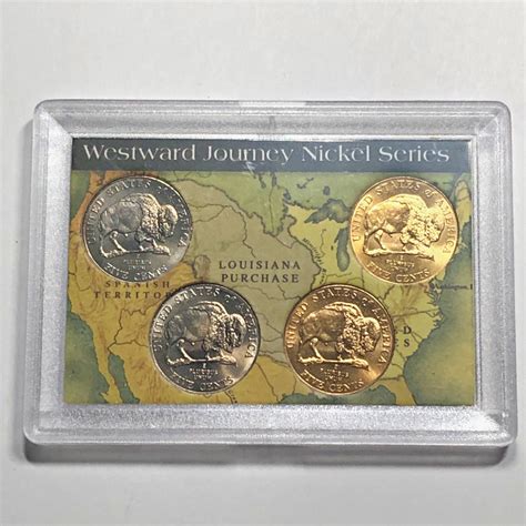 2005 P&D Buffalo Nickel set, 2 are 24K Gold Layered | Property Room