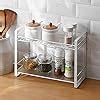 Buy Craftland Wrought Iron 2 Tier Kitchen Organizer Stand Shelf Holder ...
