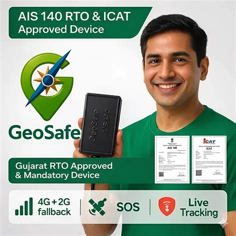 Gujarat RTO AIS 140 GPS Tracker for Trucks & NP Vehicles