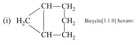 Give the IUPAC names for each of the following bicyclic alkanes: (i ...