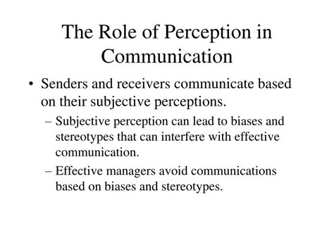 How Perceptions Affect Communication 的图像结果