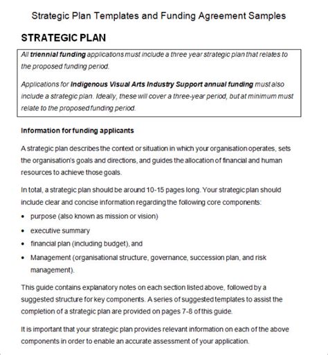 Image result for Strategic Plan Example PDF