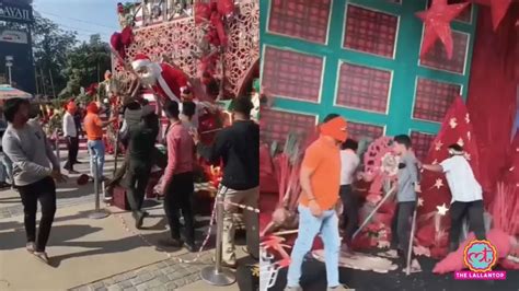 क्रिसमस पर असम के स्कूल में बजरंग दल ने तोड़फोड़ की, छत्तीसगढ़ में मॉल ...