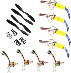 INVENTO 4Pcs 1400KV BLDC Brushless Motor + 40A ESC + 8045 8x4.5 8 inch ...