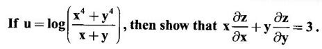 Questions and Answers - Solved Example Problems | Functions of Several ...