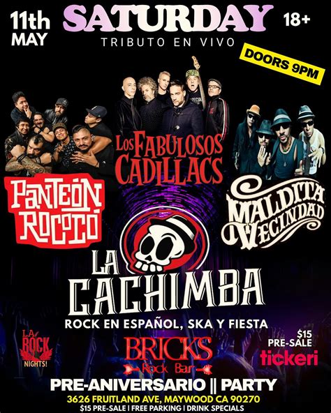 PANTEON ROCOCO\\FABULOSOS CADILLCAS\\MALDITA VECINDAD.. Live Tribute ...