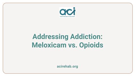 Can Meloxicam Get You High? - ACI Rehab