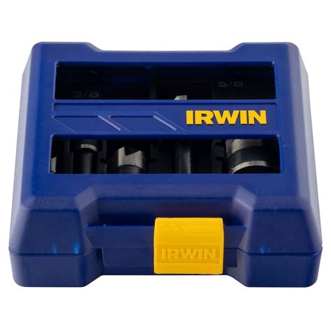 IRWIN 5-Piece Assorted Black Oxide Coated Hss Countersink Twist Drill ...