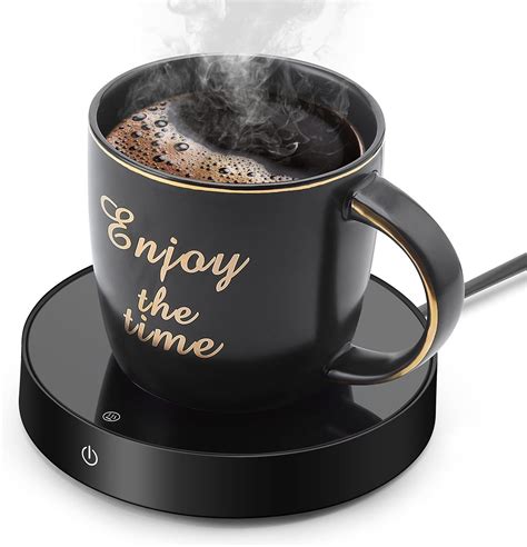 USB Mug Warmer - Electric Heat Plate for Coffee Cups, Tea, and Smart Mugs - Heated Mug Warmer ...