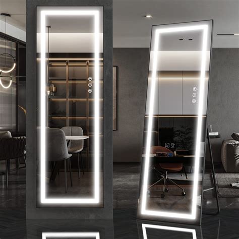 Buy WETECH 63"x20" Full-Length Mirror with LED Lights,Large Mirrors for ...