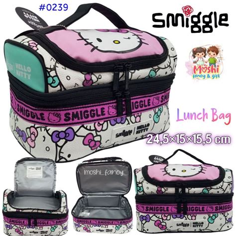 Jual Lunch Bag Double Decker Hello Kitty / Lunch Bag Smiggle Hello ...