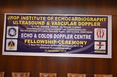 Jrop Institute of Echocardiography
