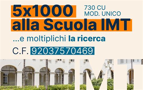 5x1000 | Scuola IMT Alti Studi Lucca