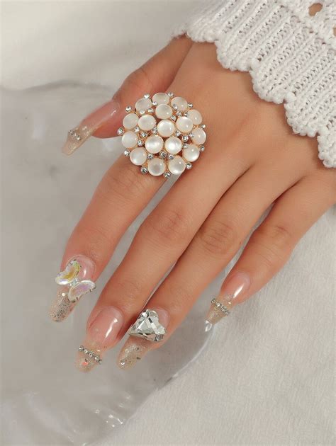Rhinestone Decor Ring | SHEIN USA