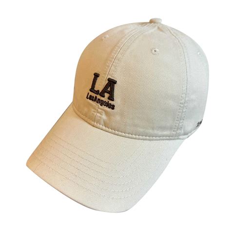 Shop LA State Acronym Embroidered Co Tton Hat Hat Organizer for Baseball Caps Door Sweat ...