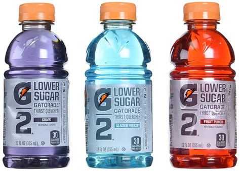 Buy Gatorade G2 Thirst Quencher, 3 Flavor Variety Pack, 12oz Bottles 24 ...