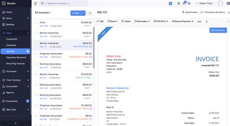 Zoho Books Price, Features, Reviews & Ratings - Capterra India