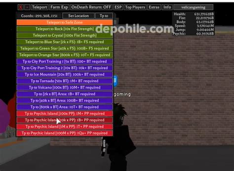 Image result for Super Power Training Simulator Op GUI Pastebin