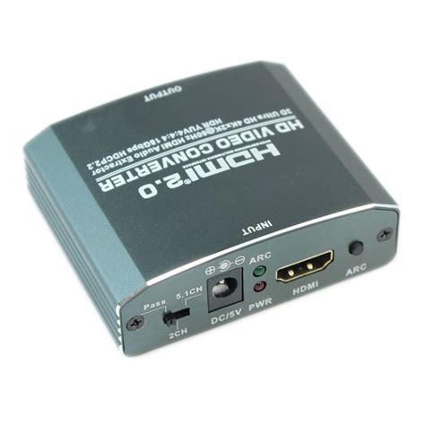 HDMI 4K@60 Pass-thru Audio Extractor - Monkey Wrench Productions